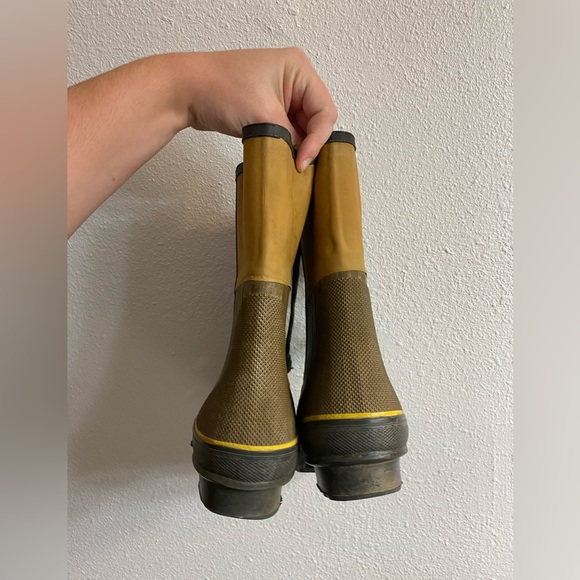 Vintage Insulated Work Boots Steel Shank Tall Lace Up - Size 6 - Picture 5 of 14